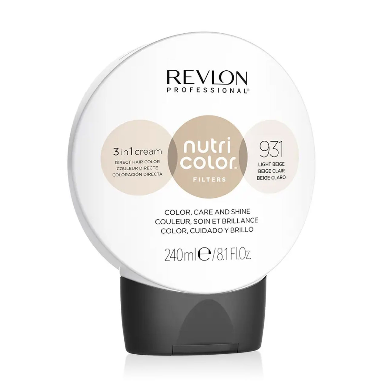 Тонувальна маска для волосся Revlon Professional Nutri Color Filters Toning 931 Light Beige, 240 мл